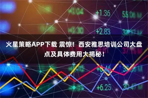 火星策略APP下载 震惊！西安雅思培训公司大盘点及具体费用大揭秘！